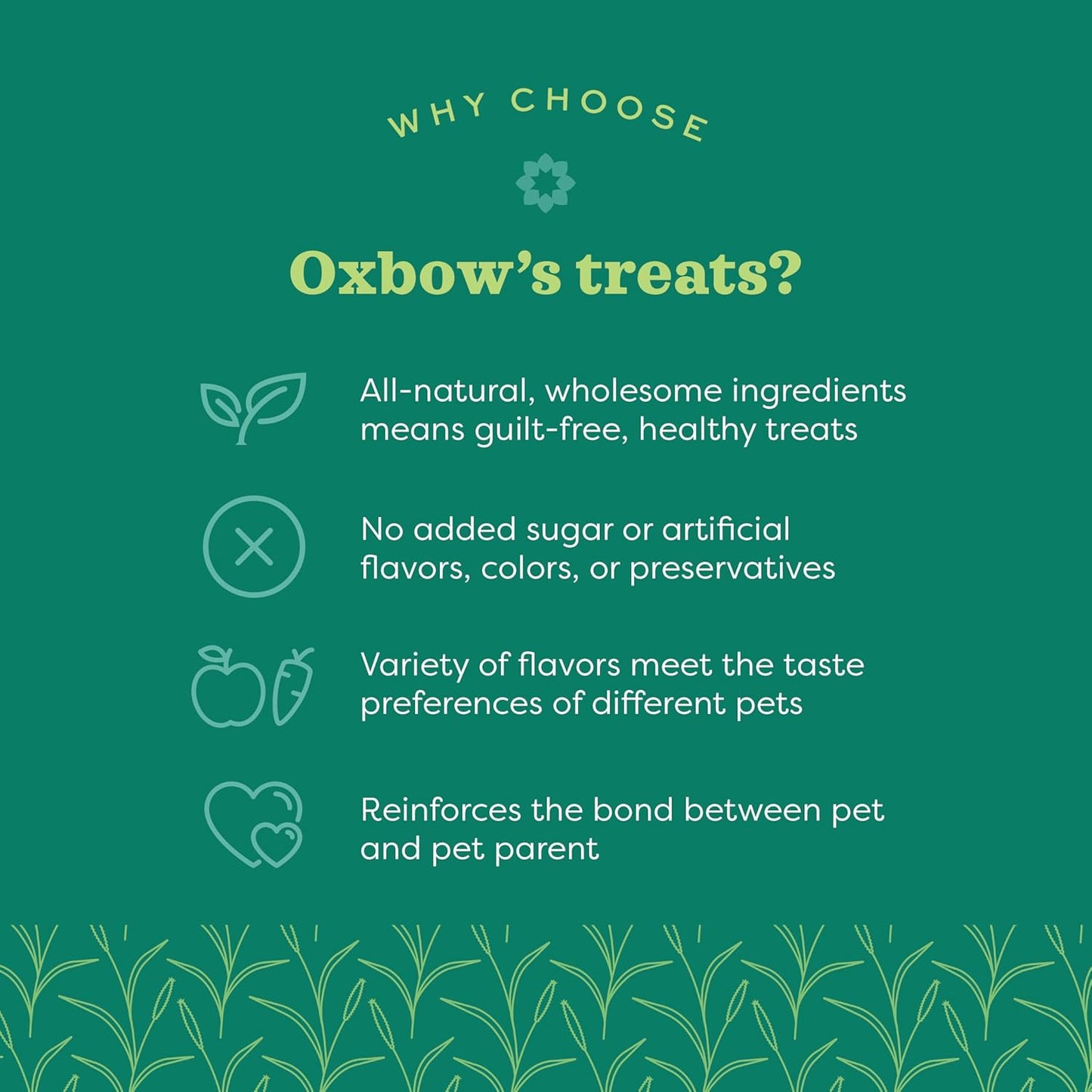 Animal Health Organic Rewards Barley Biscuit Treats, Barley Guinea Pig & Bunny Treats, Pet Snack for Rabbit, Carrot, Apple, Made with Guinea Pig Hay, Alfalfa for Rabbit, 2.65 Oz Bag